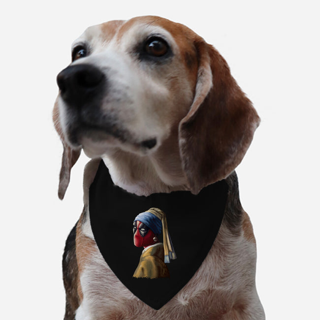 Hero With A Pearl Earring-Dog-Adjustable-Pet Collar-daobiwan