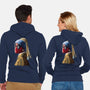 Hero With A Pearl Earring-Unisex-Zip-Up-Sweatshirt-daobiwan