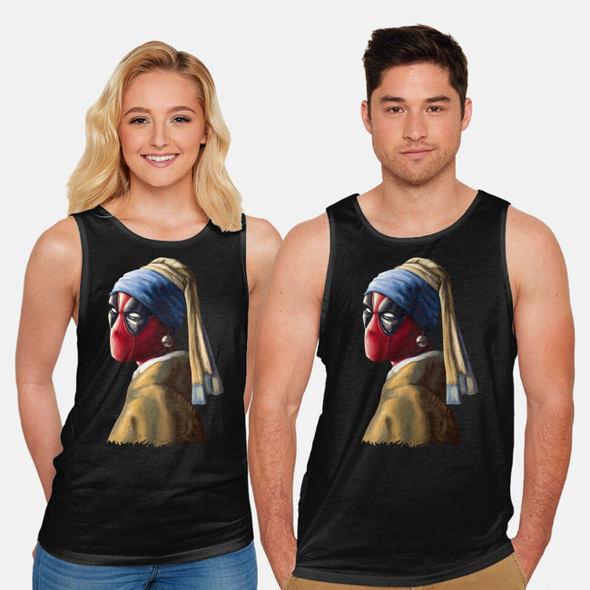 Hero With A Pearl Earring-Unisex-Basic-Tank-daobiwan