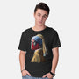 Hero With A Pearl Earring-Mens-Basic-Tee-daobiwan