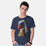 Hero With A Pearl Earring-Mens-Basic-Tee-daobiwan