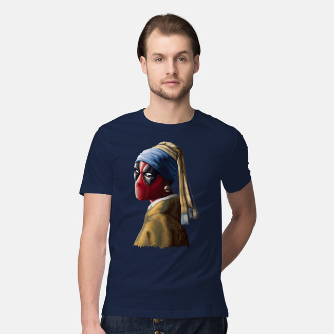 Hero With A Pearl Earring-Mens-Premium-Tee-daobiwan