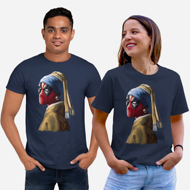 Hero With A Pearl Earring-Unisex-Basic-Tee-daobiwan