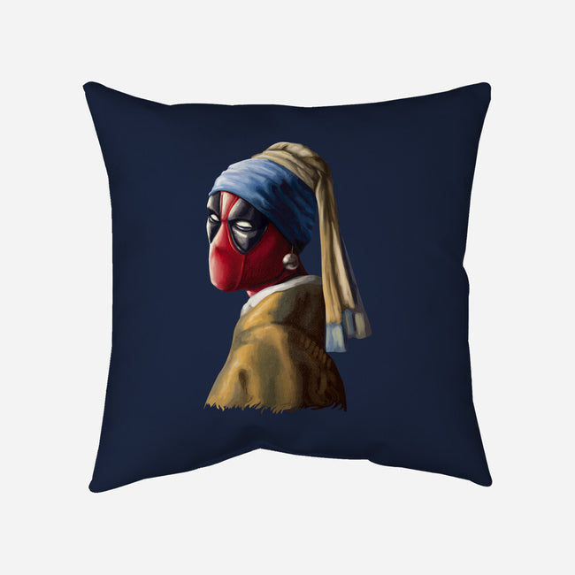 Hero With A Pearl Earring-None-Removable Cover-Throw Pillow-daobiwan