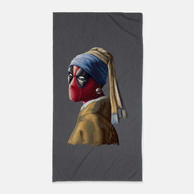 Hero With A Pearl Earring-None-Beach-Towel-daobiwan