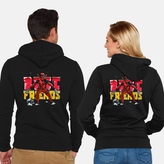 The Best Friends Forever-Unisex-Zip-Up-Sweatshirt-Diego Oliver