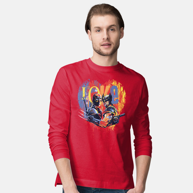 Mutant BFFs-Mens-Long Sleeved-Tee-zascanauta