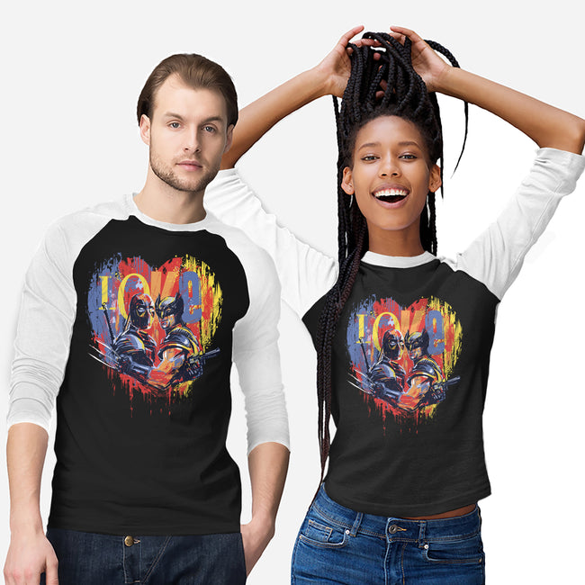 Mutant BFFs-Unisex-Baseball-Tee-zascanauta