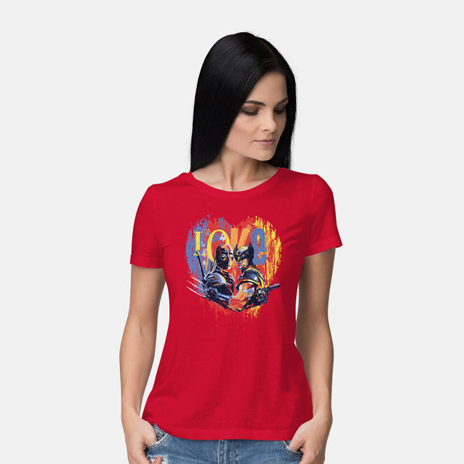 Mutant BFFs-Womens-Basic-Tee-zascanauta