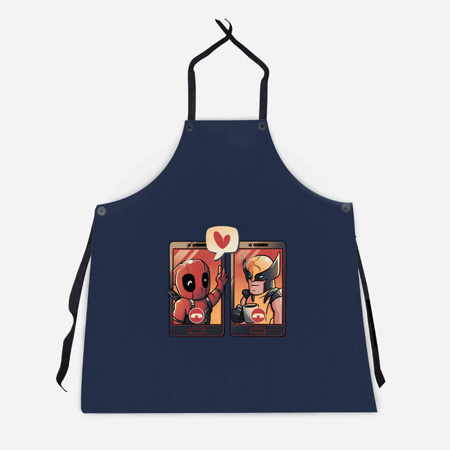 Mutant Bromance-Unisex-Kitchen-Apron-eduely