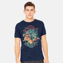 Digital Wolf Evolution-Mens-Heavyweight-Tee-Arigatees