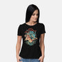 Digital Wolf Evolution-Womens-Basic-Tee-Arigatees