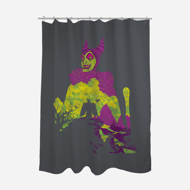 Mistress Of Evil-None-Polyester-Shower Curtain-dalethesk8er