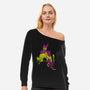 Mistress Of Evil-Womens-Off Shoulder-Sweatshirt-dalethesk8er