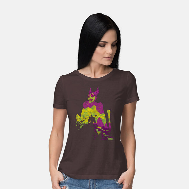 Mistress Of Evil-Womens-Basic-Tee-dalethesk8er