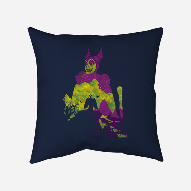 Mistress Of Evil-None-Removable Cover-Throw Pillow-dalethesk8er