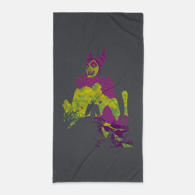 Mistress Of Evil-None-Beach-Towel-dalethesk8er