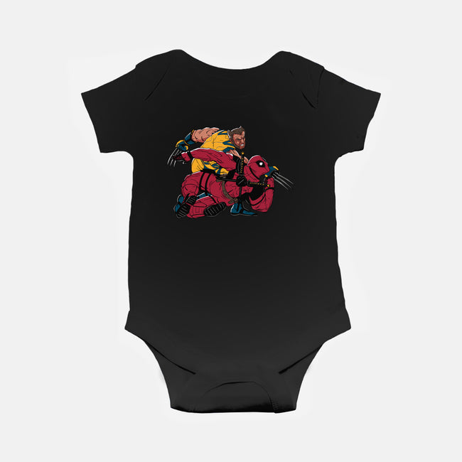 Best Friends Fight-Baby-Basic-Onesie-Getsousa!