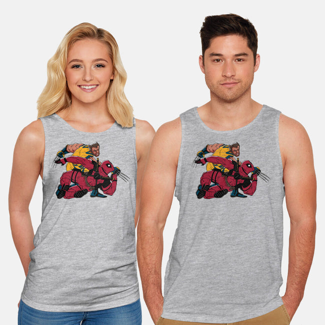 Best Friends Fight-Unisex-Basic-Tank-Getsousa!