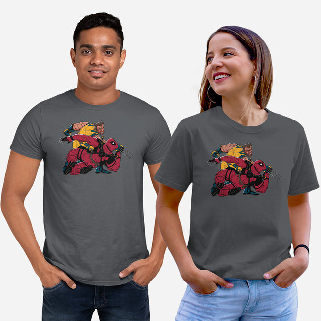 Best Friends Fight-Unisex-Basic-Tee-Getsousa!