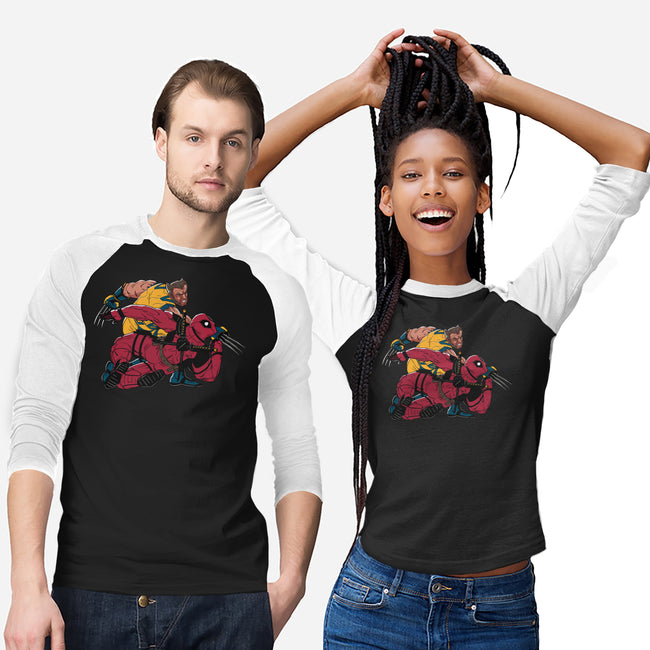 Best Friends Fight-Unisex-Baseball-Tee-Getsousa!