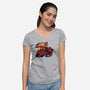 Best Friends Fight-Womens-V-Neck-Tee-Getsousa!