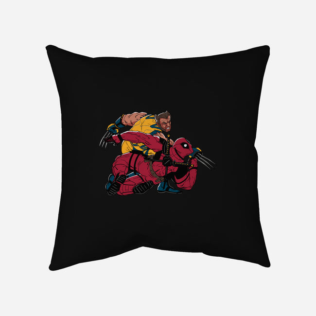 Best Friends Fight-None-Removable Cover-Throw Pillow-Getsousa!