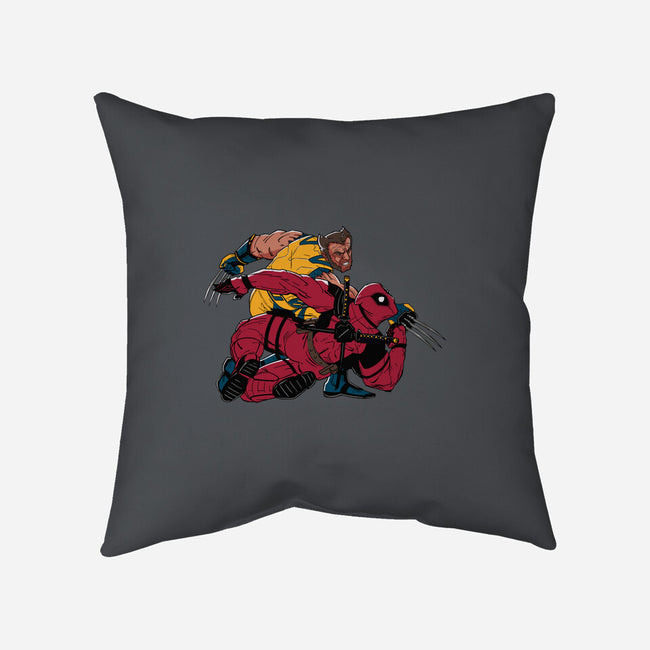 Best Friends Fight-None-Removable Cover-Throw Pillow-Getsousa!