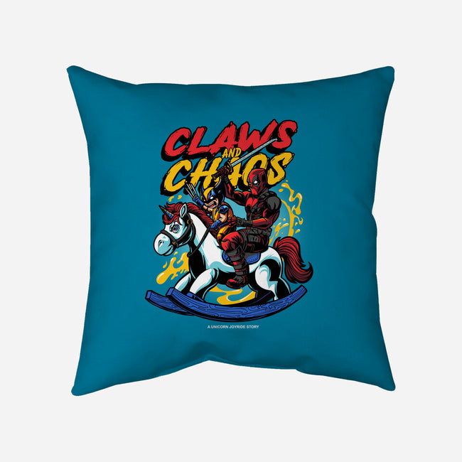 Unicorn Shenigans-None-Removable Cover-Throw Pillow-AmielDesigns