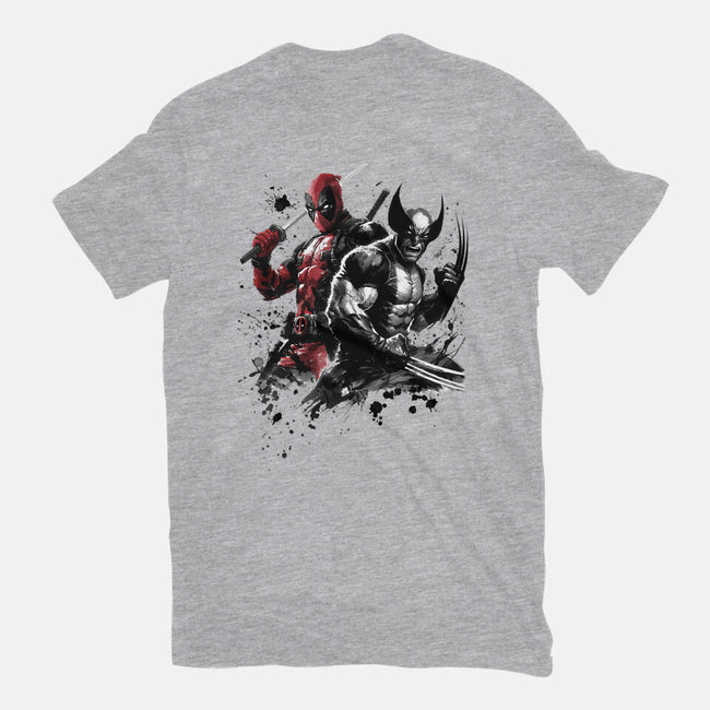 Claws And Katanas-Womens-Basic-Tee-DrMonekers