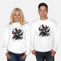 Claws And Katanas-Unisex-Crew Neck-Sweatshirt-DrMonekers