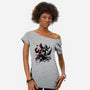 Claws And Katanas-Womens-Off Shoulder-Tee-DrMonekers