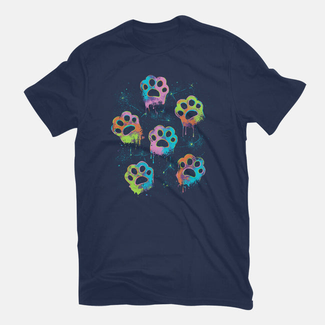 Nebula Paws-Mens-Heavyweight-Tee-IKILO