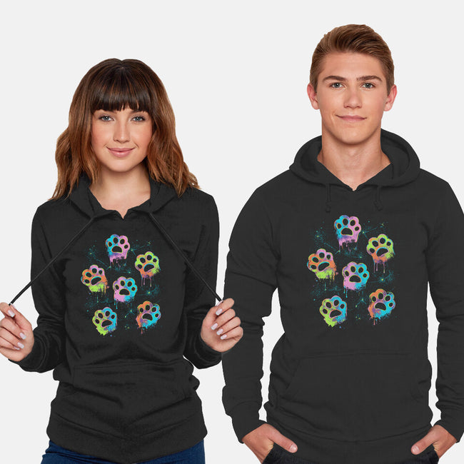 Nebula Paws-Unisex-Pullover-Sweatshirt-IKILO