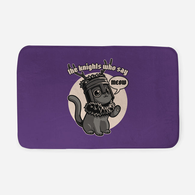 Black Cat Movie Knight-None-Memory Foam-Bath Mat-Studio Mootant