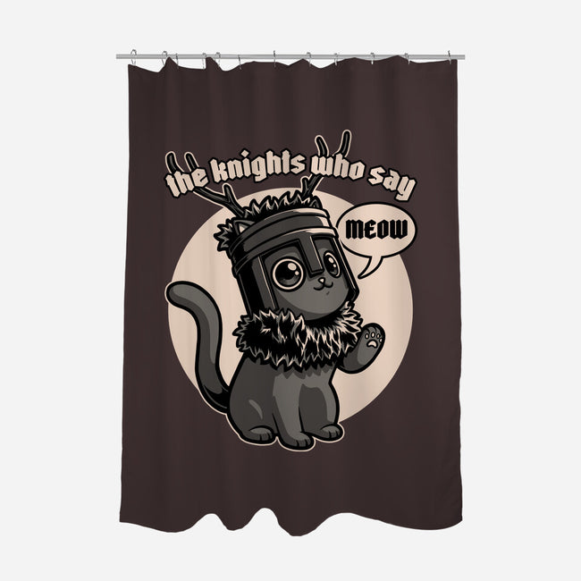 Black Cat Movie Knight-None-Polyester-Shower Curtain-Studio Mootant