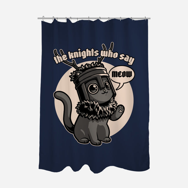 Black Cat Movie Knight-None-Polyester-Shower Curtain-Studio Mootant