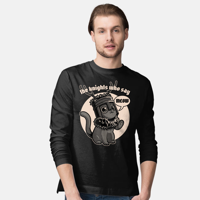 Black Cat Movie Knight-Mens-Long Sleeved-Tee-Studio Mootant