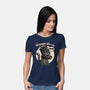 Black Cat Movie Knight-Womens-Basic-Tee-Studio Mootant