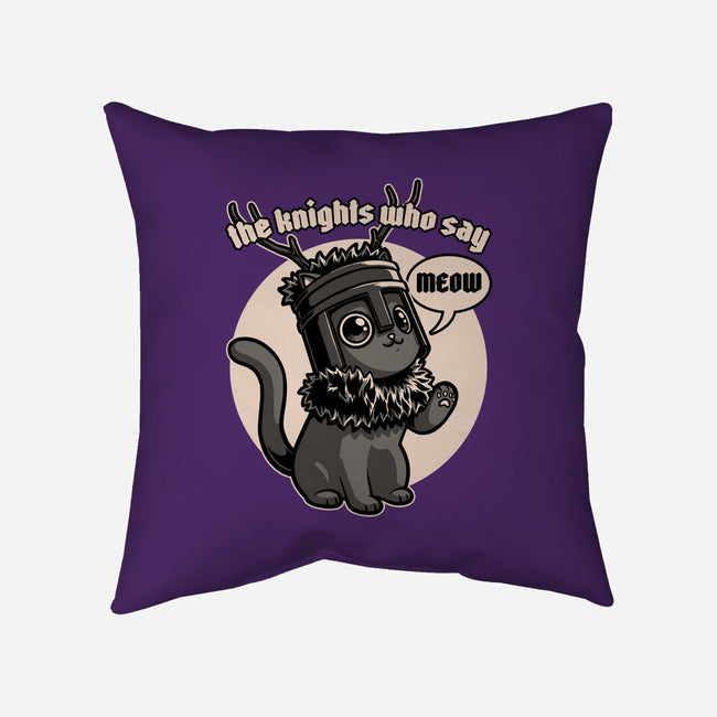 Black Cat Movie Knight-None-Removable Cover-Throw Pillow-Studio Mootant