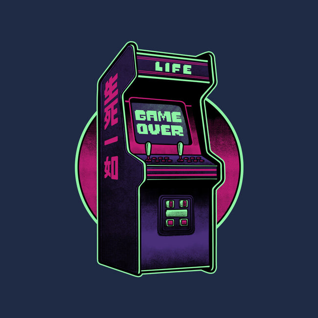 Arcade Life Over-None-Fleece-Blanket-Studio Mootant