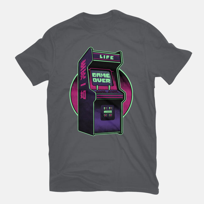 Arcade Life Over-Womens-Basic-Tee-Studio Mootant