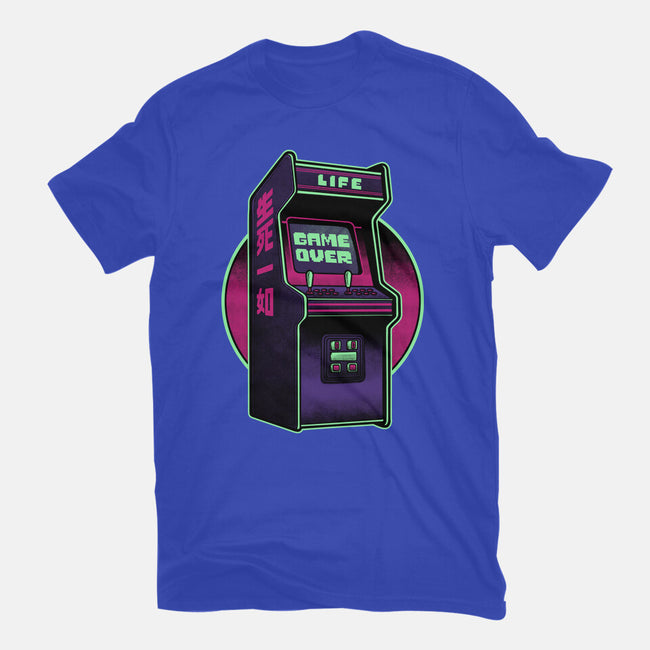 Arcade Life Over-Mens-Basic-Tee-Studio Mootant