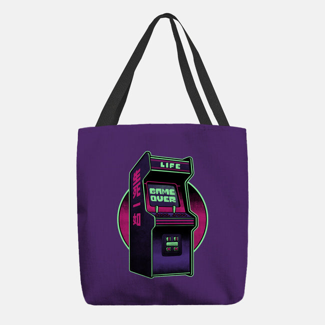 Arcade Life Over-None-Basic Tote-Bag-Studio Mootant