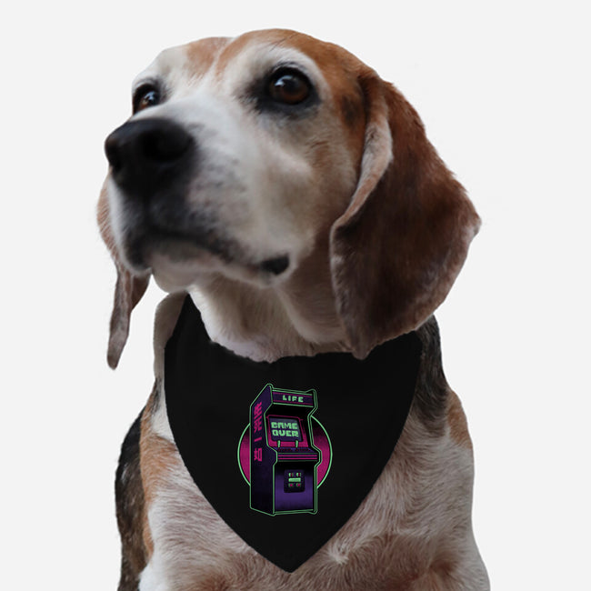 Arcade Life Over-Dog-Adjustable-Pet Collar-Studio Mootant