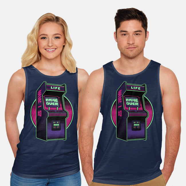 Arcade Life Over-Unisex-Basic-Tank-Studio Mootant