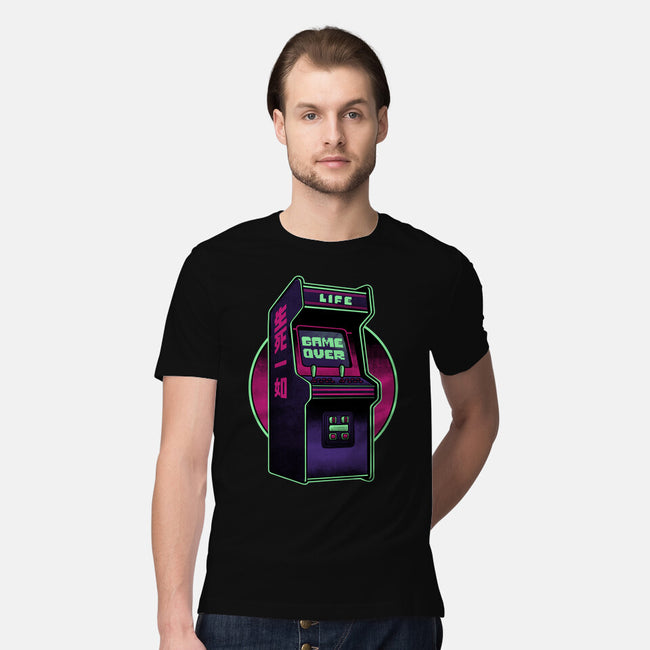 Arcade Life Over-Mens-Premium-Tee-Studio Mootant