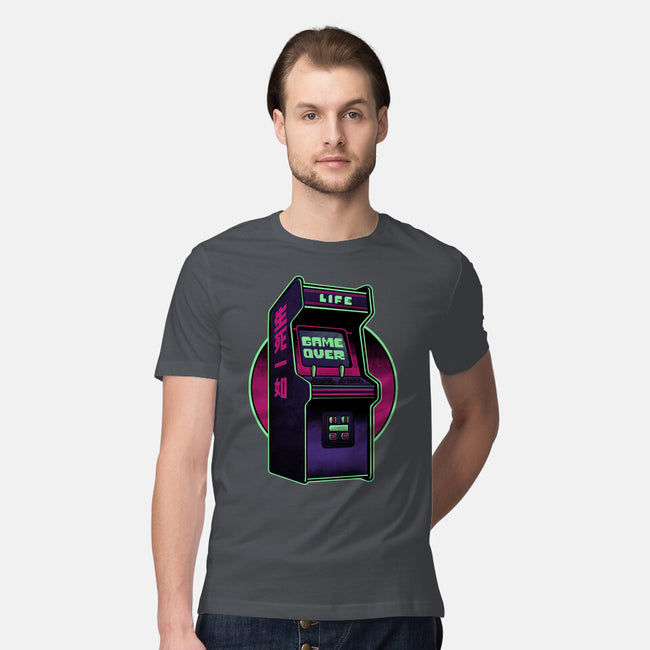 Arcade Life Over-Mens-Premium-Tee-Studio Mootant