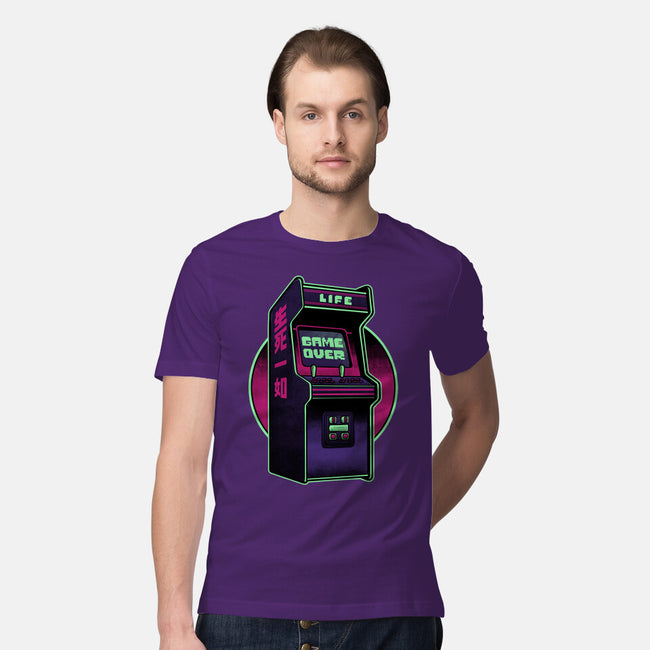 Arcade Life Over-Mens-Premium-Tee-Studio Mootant