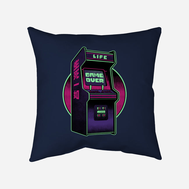 Arcade Life Over-None-Non-Removable Cover w Insert-Throw Pillow-Studio Mootant